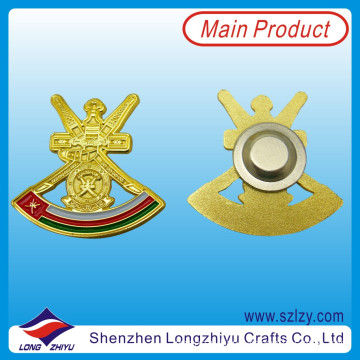 Oman Military Gold Plated Enamel Lapel Pin with Magnet (LZY-10000281)